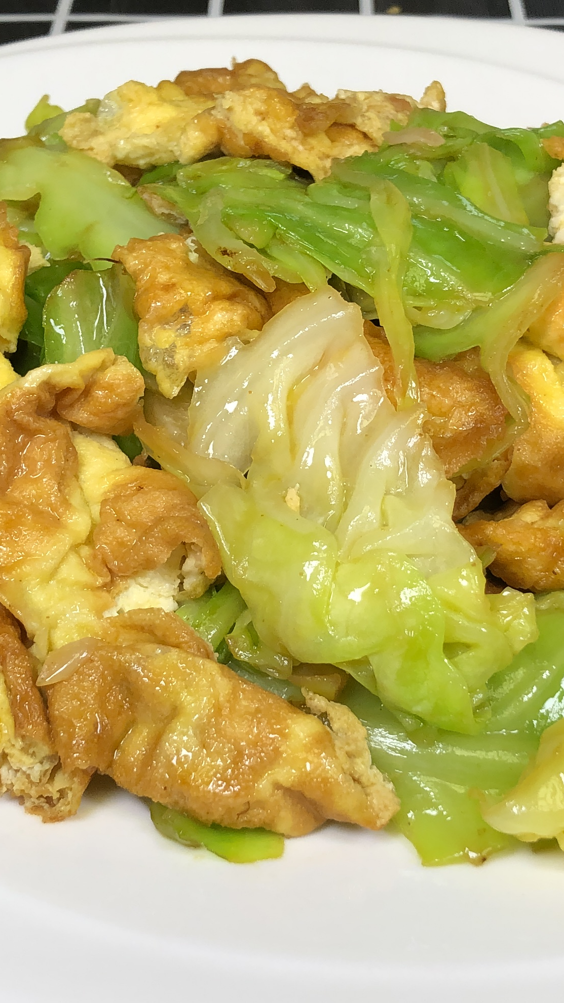 #美食#包菜鸡蛋最好吃的家常菜,简单好做,好吃下饭,营养健康又美味