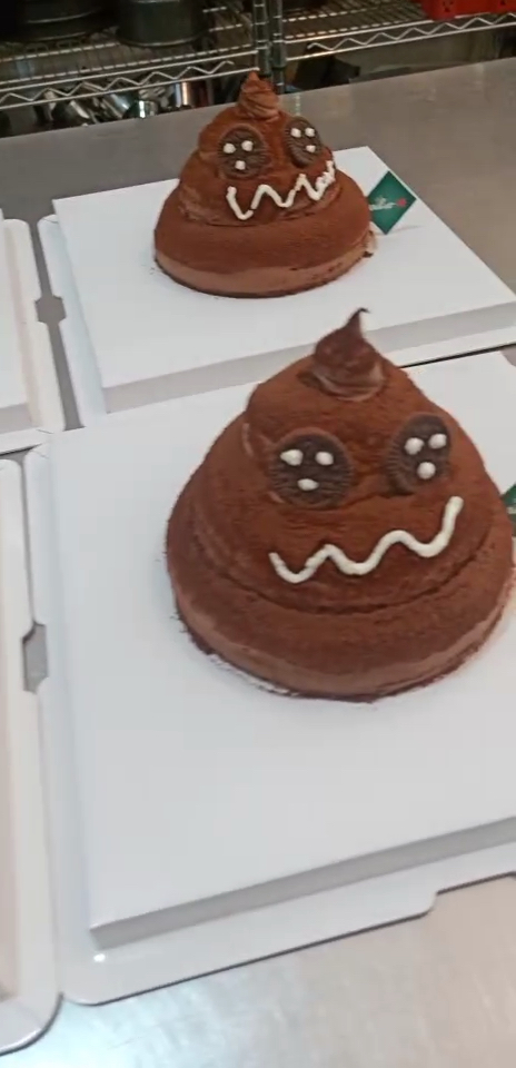 愚人节便便蛋糕