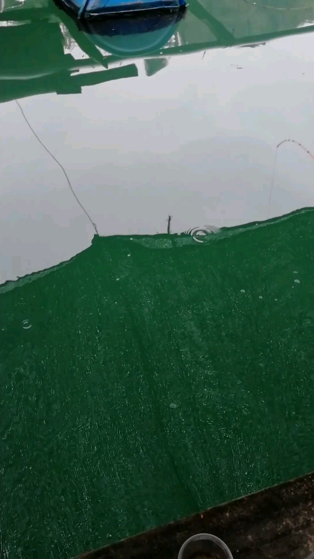 筏钓小视频,好多鱼泡。