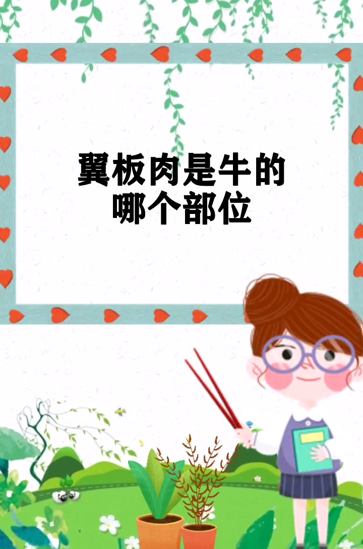 翼板肉是牛的哪个部位 