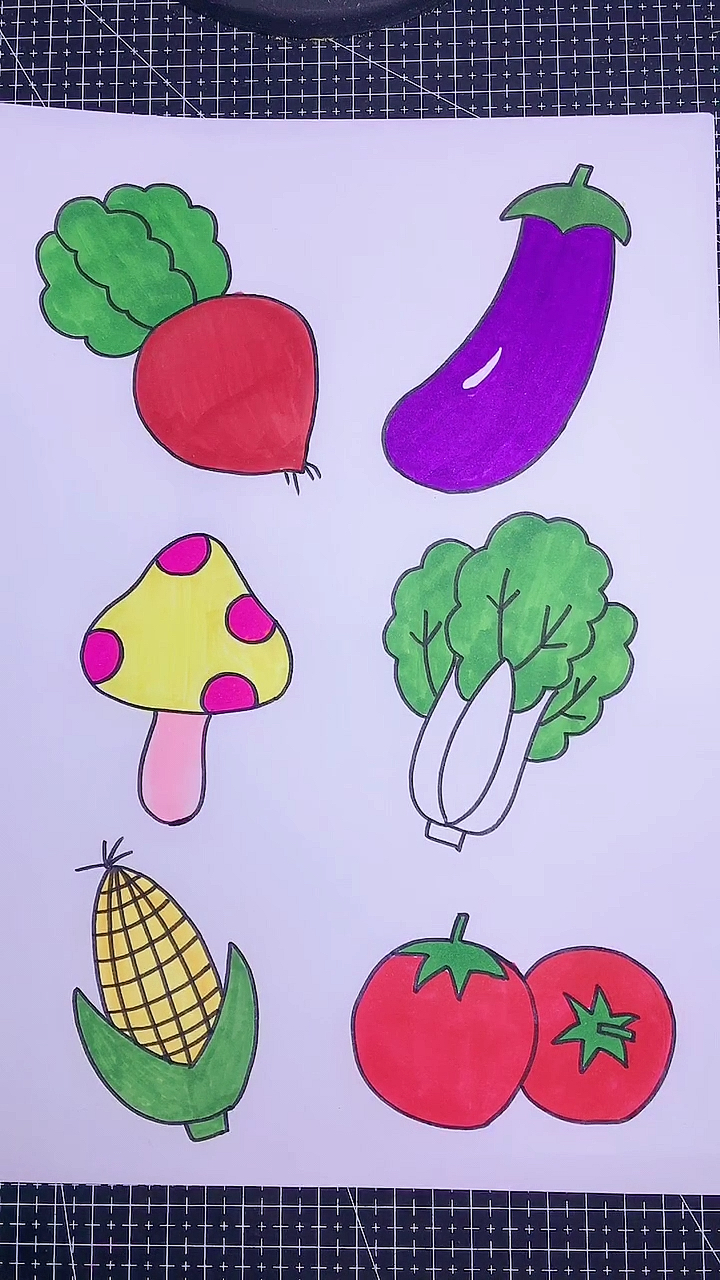 #简笔画#蔬菜简笔画大全