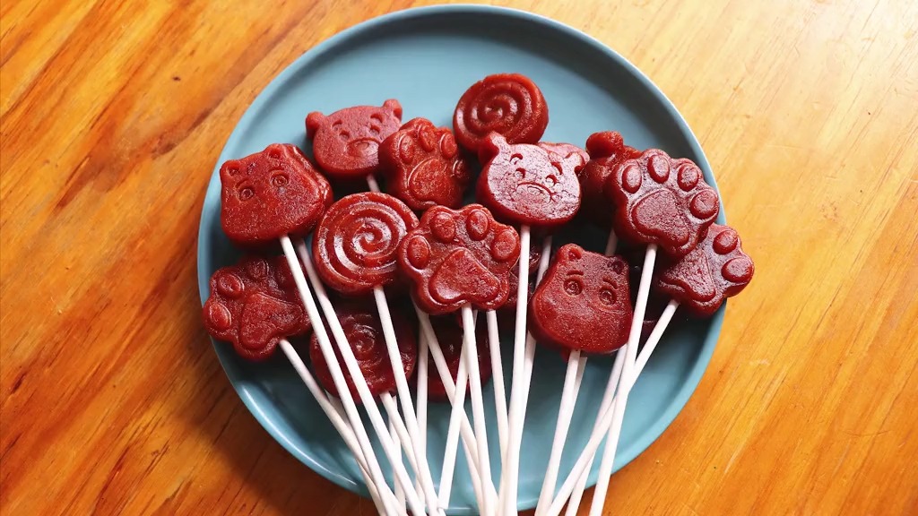 -适合过年吃的棒棒糖,酸酸甜甜,原汁原味,放心又好吃#九阳破壁机不用手洗