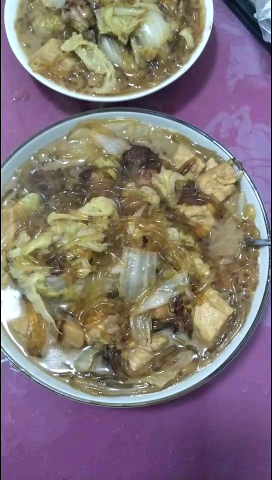 东北版佛跳墙,猪肉炖白菜粉条,完美!