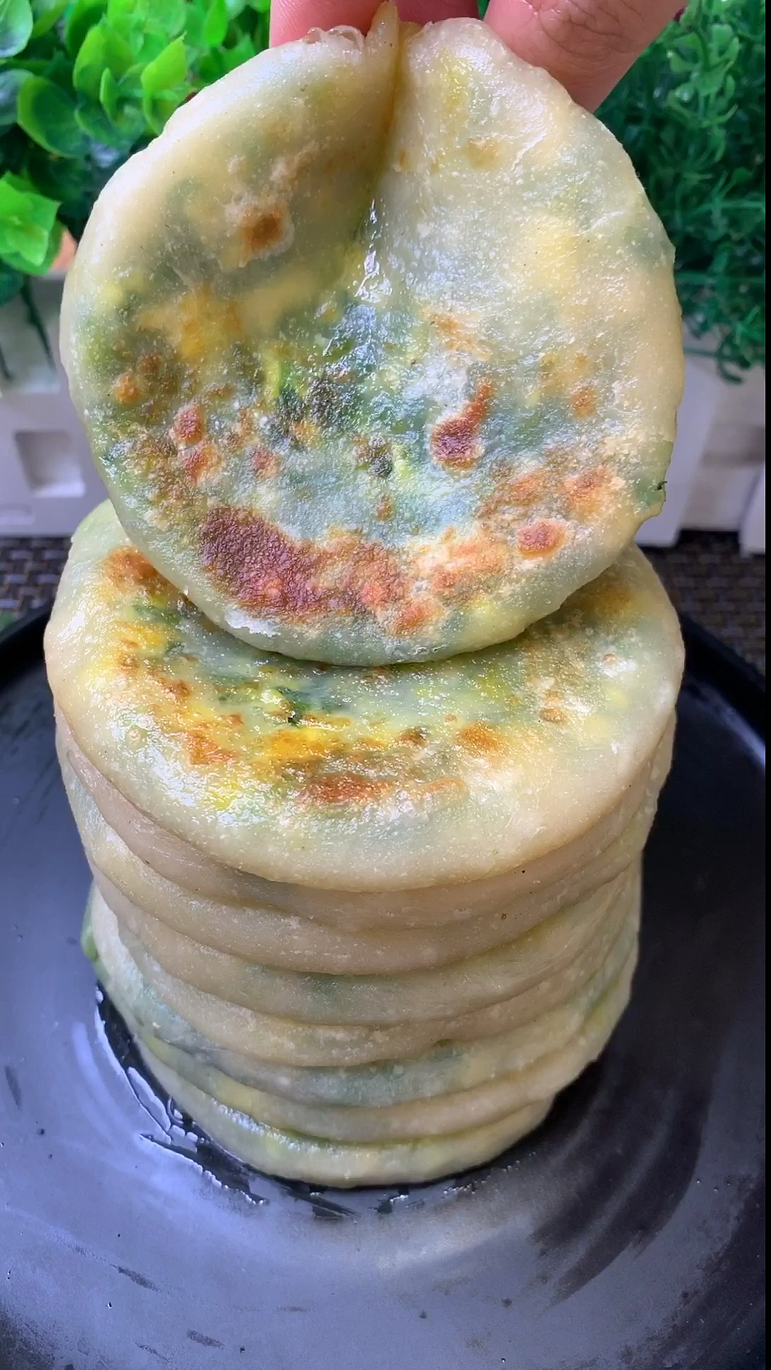 #加油武汉#烫面馅饼这样做 凉了也不硬 超好吃