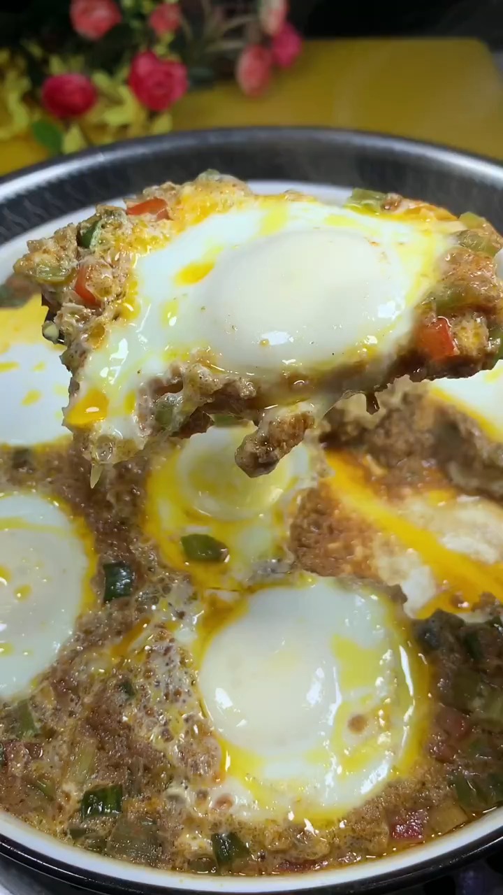 #美食#东北人都爱吃的酱卧鸡蛋做法