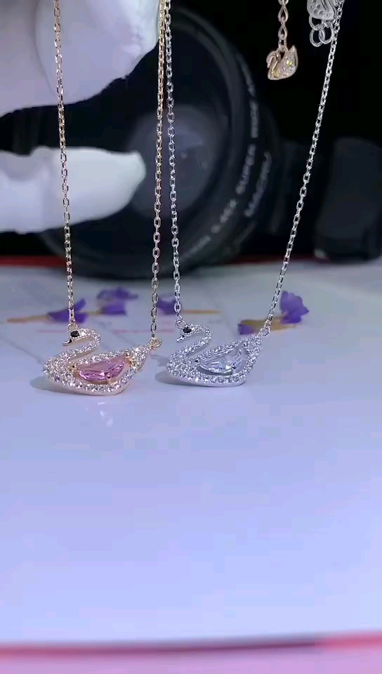 K金一厂做的小天鹅吊坠,好漂亮的