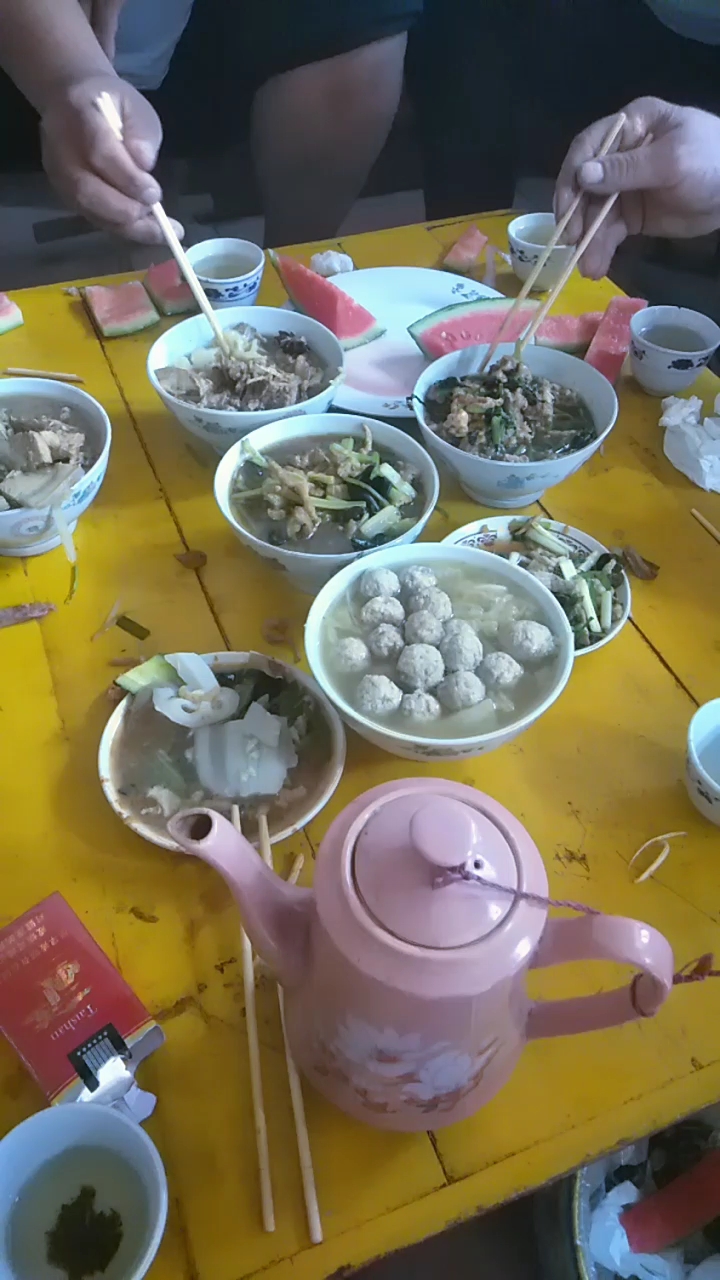 农村结婚流水席        十二八