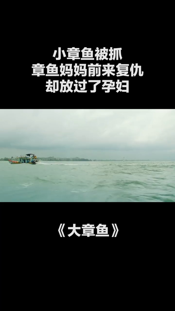 #电影大章鱼若不是它的孩子被抓走,又怎么会去袭击人类#深海大章鱼