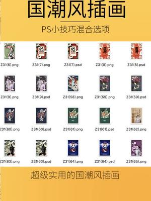 设计师必备,人国潮素材