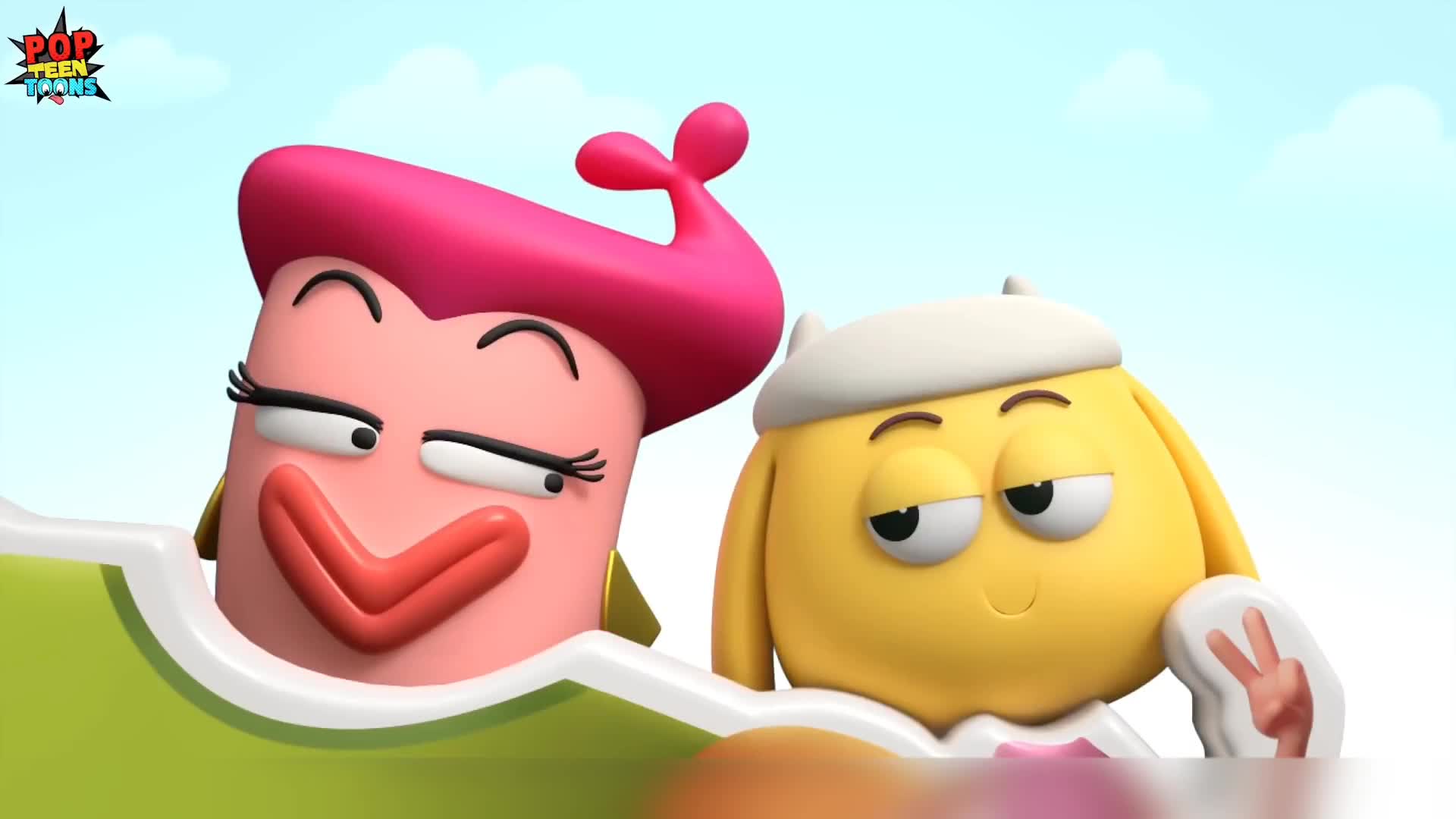 #动漫#胖小美和小黄人去做过山车没想到小美被吓晕了