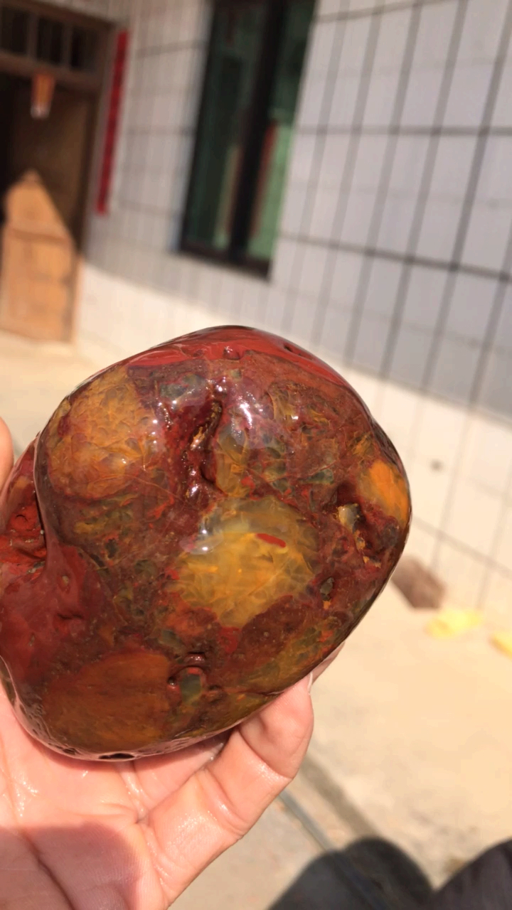 荔枝冻鸡血石,大红袍啦!