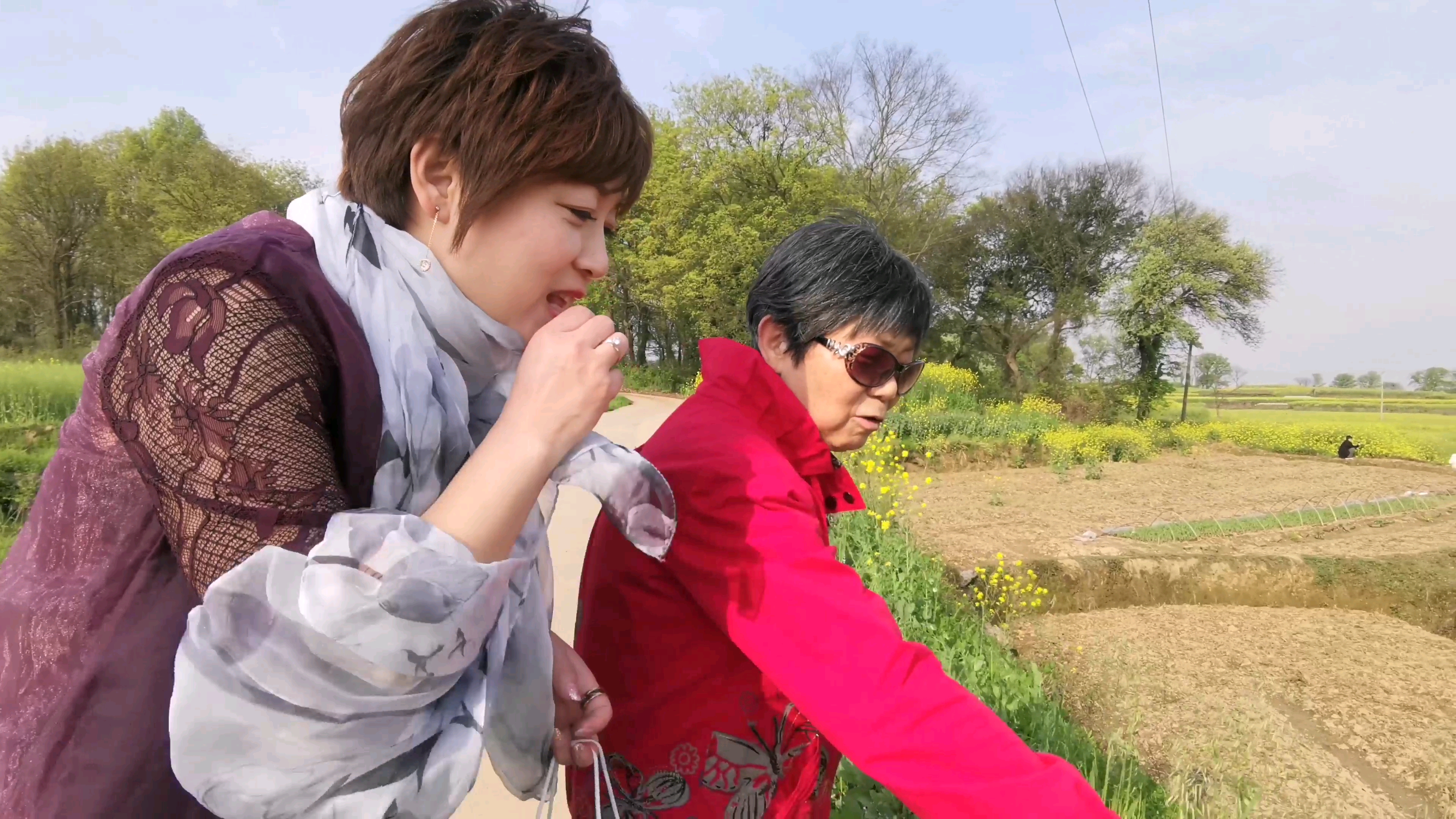 #最美人间四月天#原来油菜花还可以生吃