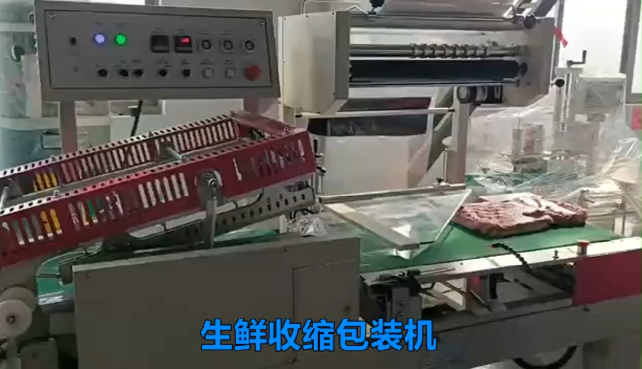 生鲜包装机 鸡鸭鹅肉海鲜打包机 L型收缩灌装机