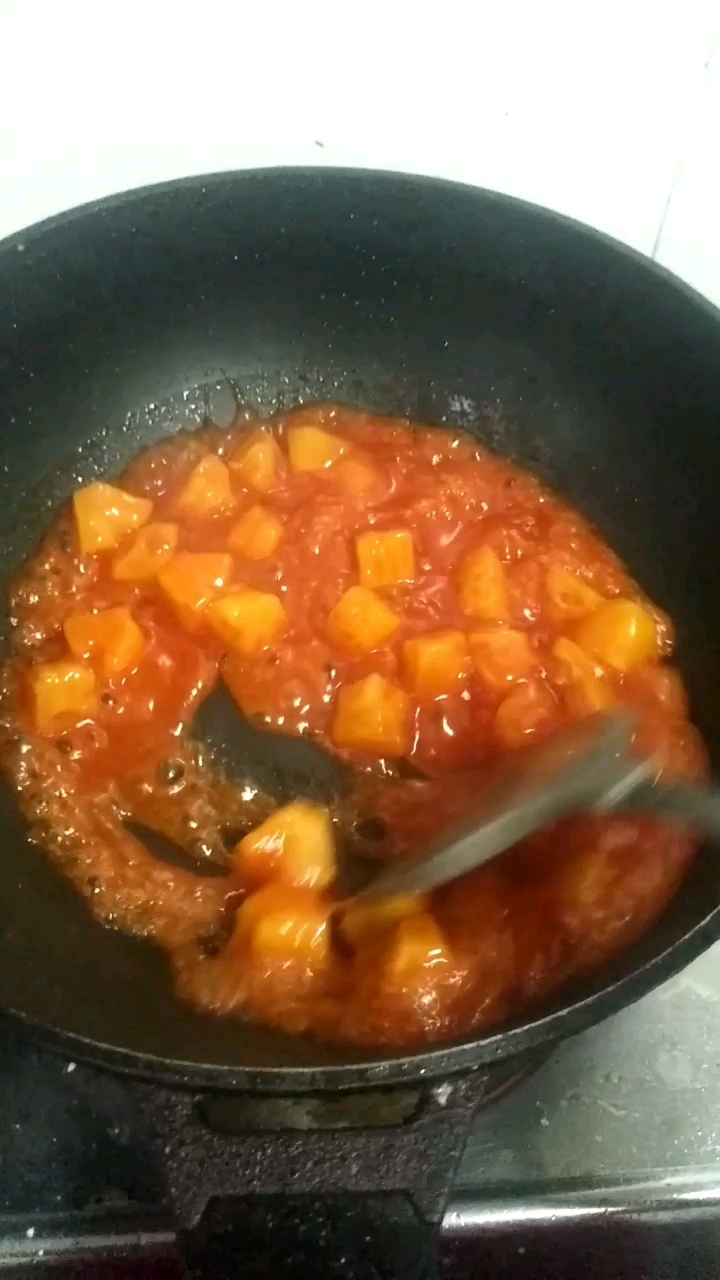蜜汁菠萝鱼