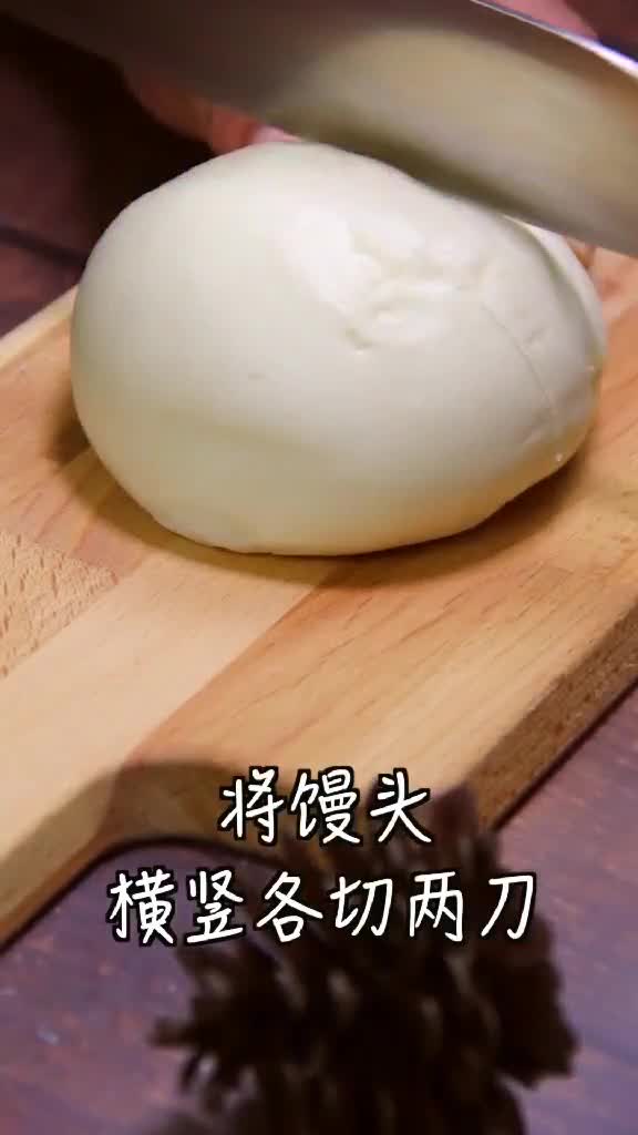 网红烤馒头,早餐吃一个,顶饿一整天
