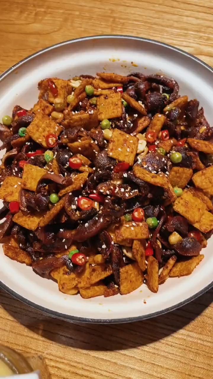 人间烟火气最抚凡人心干煸鸡胗