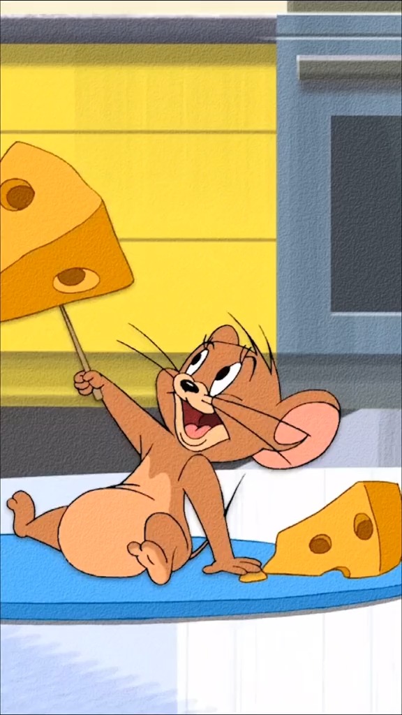 #猫和老鼠就像爱情#超清60帧壁纸 闹归闹,别拿吃的开玩笑 #猫和老鼠 #国漫4K全屏 #