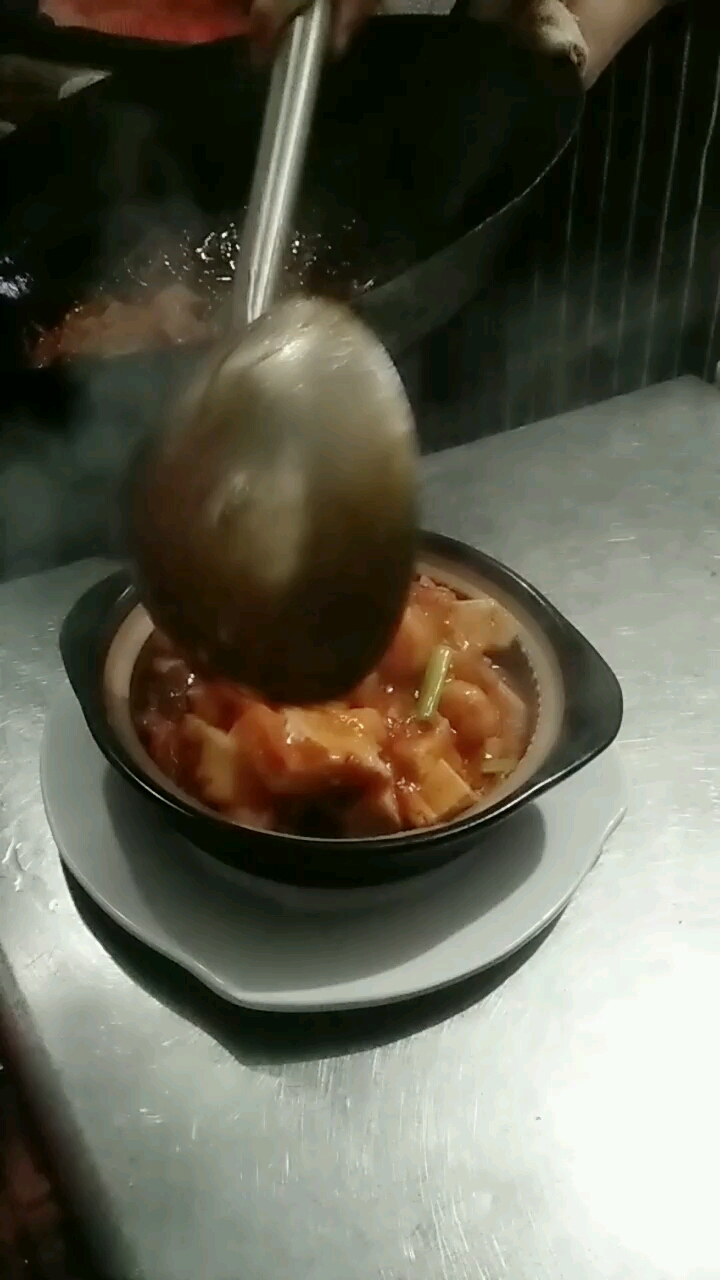 石锅海鲜豆腐