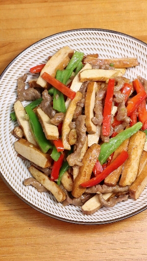 家常香干炒肉丝,两碗米饭不够吃