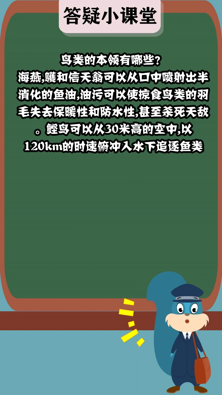 鸟类的本领有哪些?