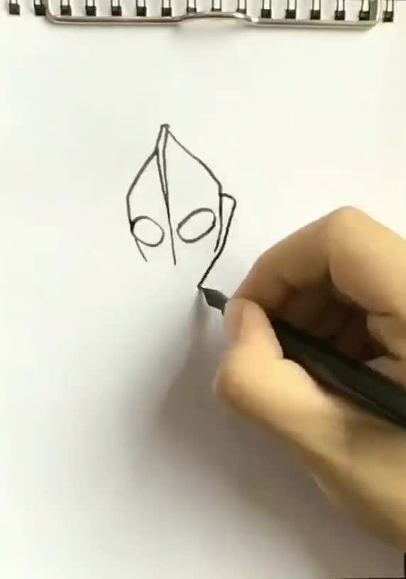 吃我一记迪迦奥特电击拳简笔画动漫奥特曼迪迦奥特曼儿童画画画儿童画