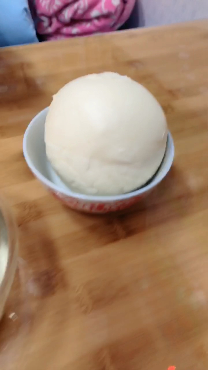 早餐馒头咸菜!