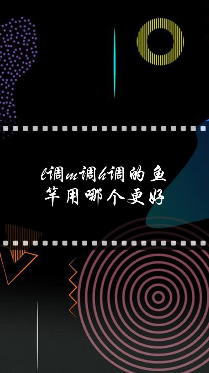 l调m调h调的鱼竿用哪个更好