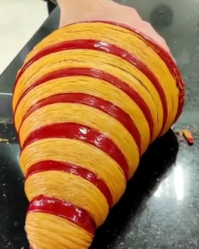 这才是真正的牛角面包