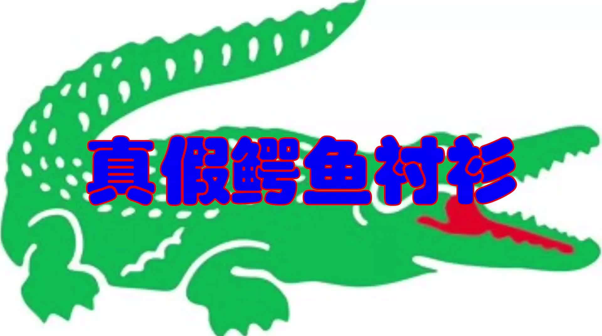 真假鳄鱼衬衫