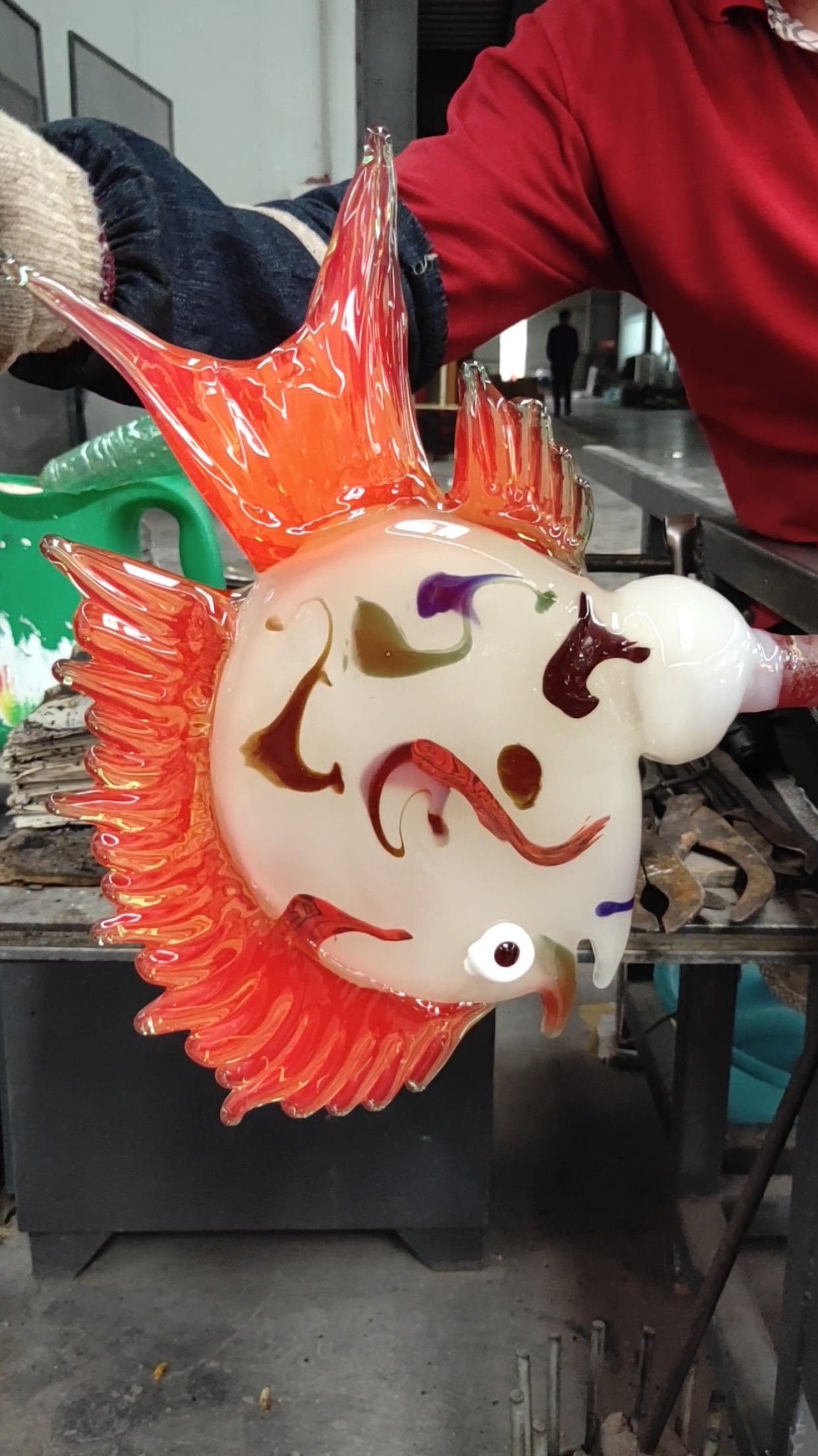 #纯手工制作琉璃#这个鱼太漂亮了