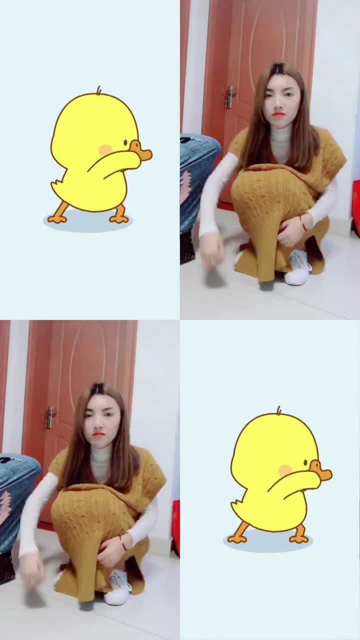 扮演小黄鸭 还是我的衣服最方便_