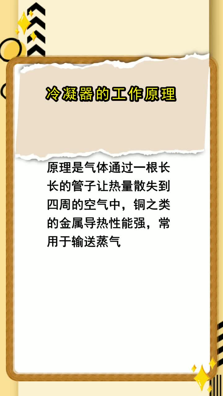 冷凝器的工作原理,你明白了吗?