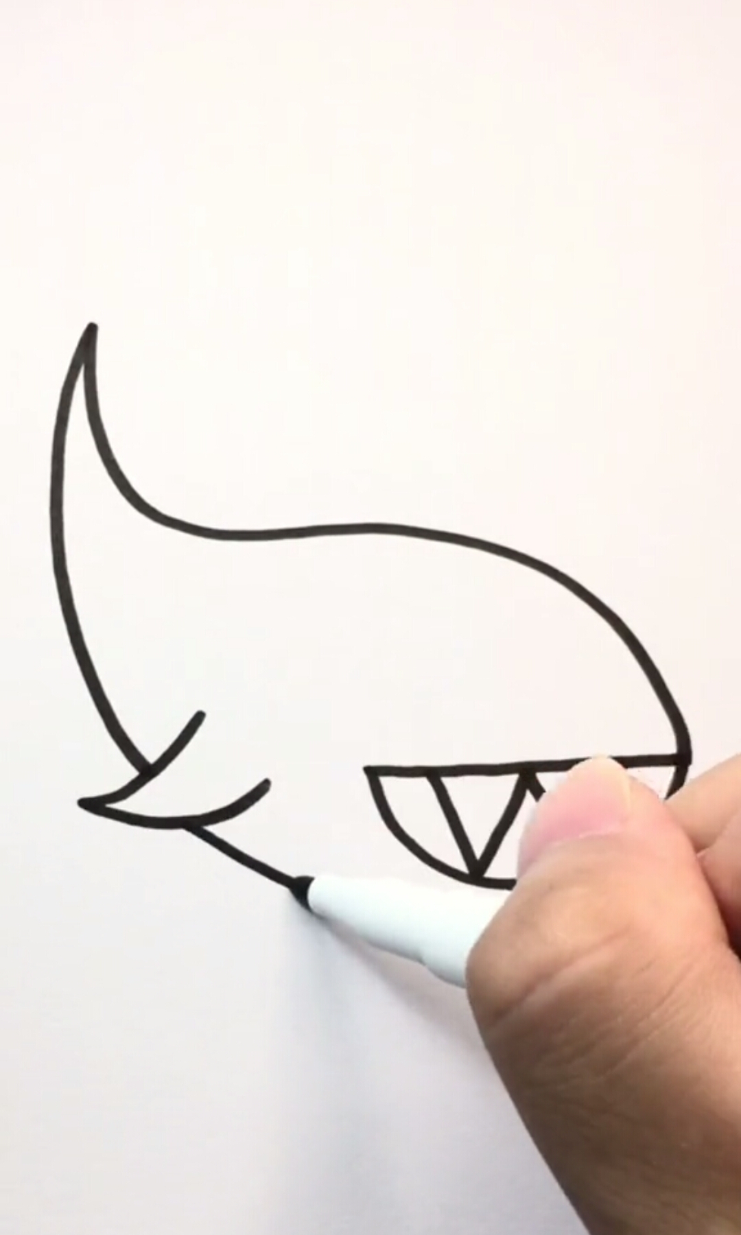 #创意简笔画#哈哈,好嗨哟!