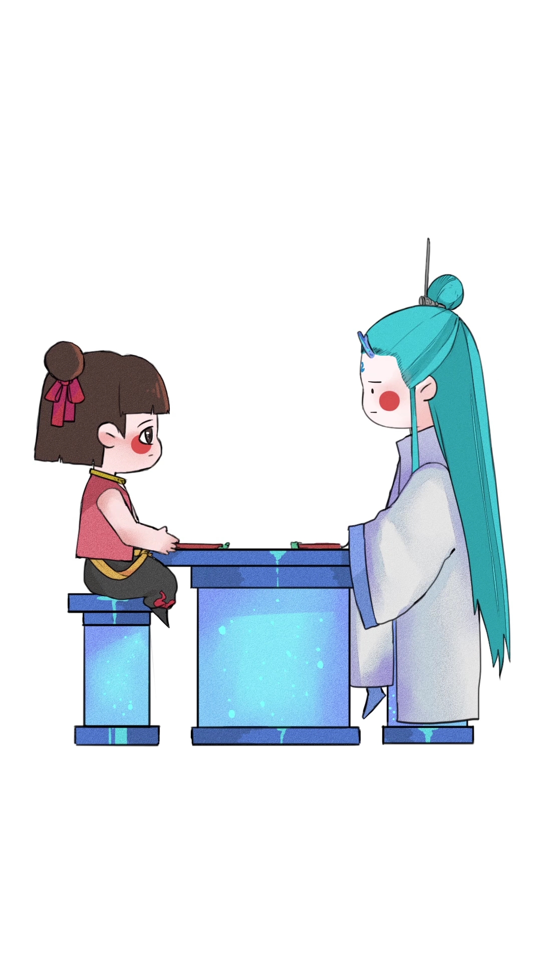 哪吒和敖丙的日常生活,有技能的好处一下就凸显出来了