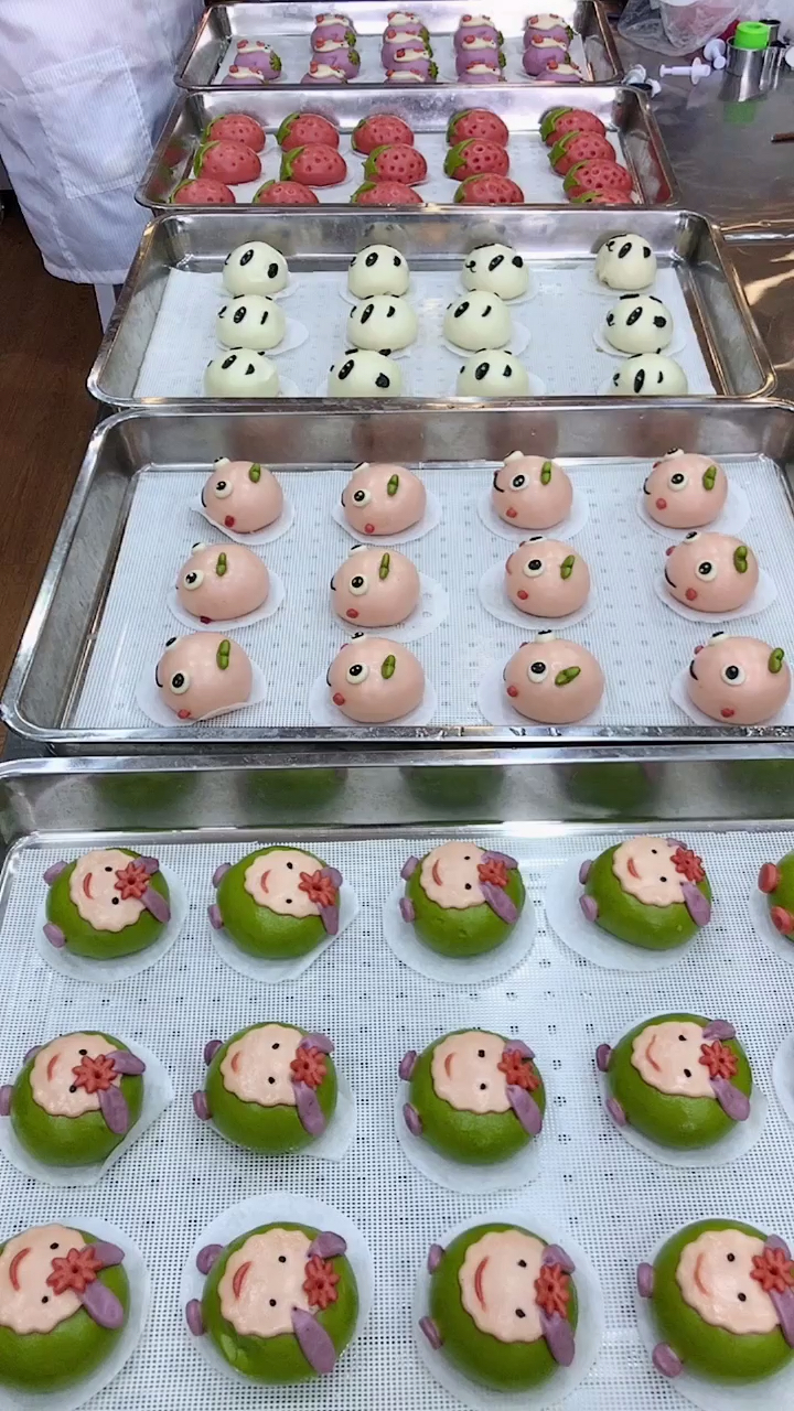 好多可爱的卡通包子