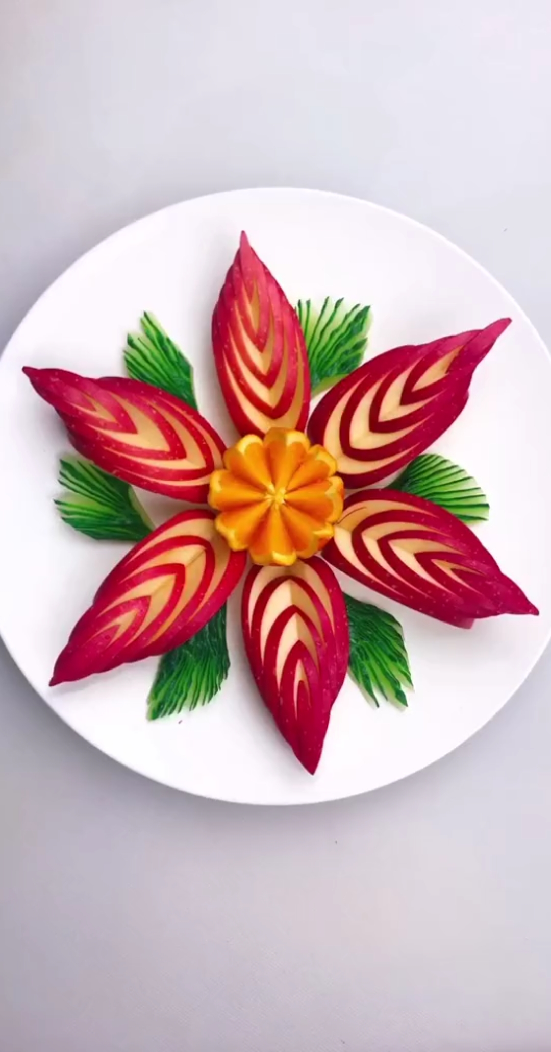 #自制美食#蔬菜和水果搭配,一样能拼出果盘,太美了