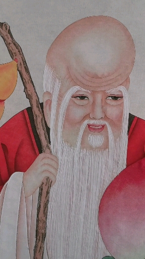 #中国画#画一副寿星