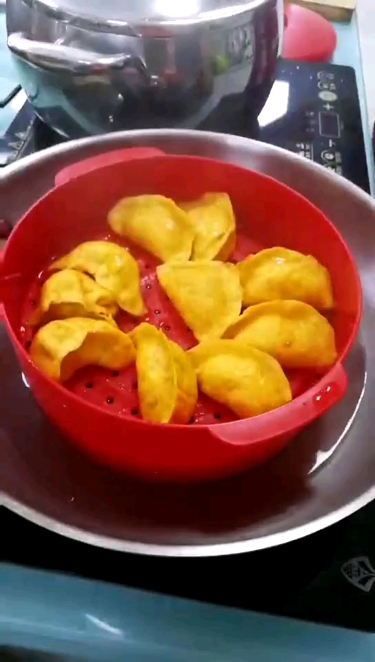 特百惠蒸霸,玉米面蒸饺
