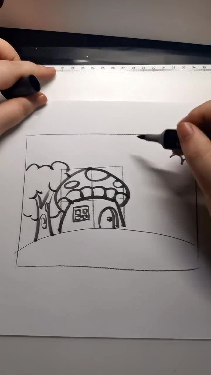 教大家如何画一个简单的卡通画,这简单的画法一般人都可以学会