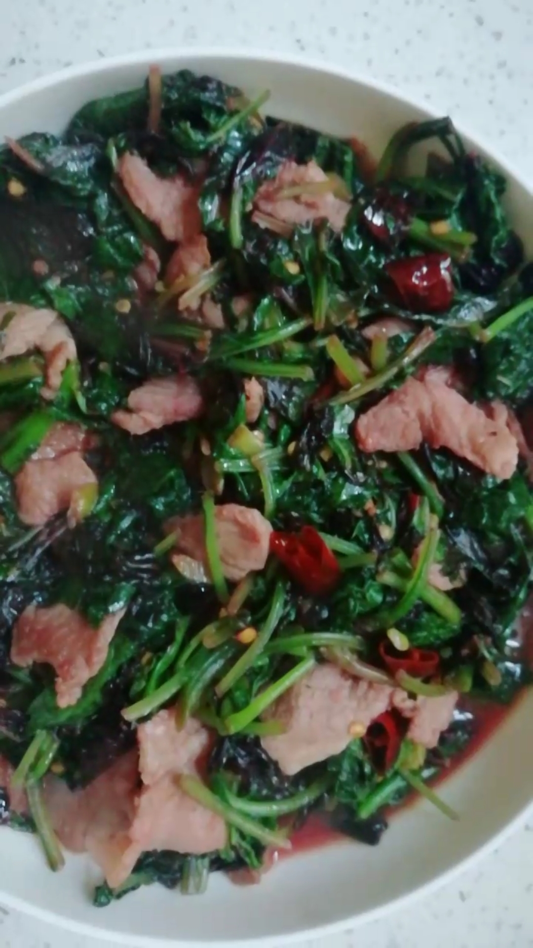 炒苋菜
