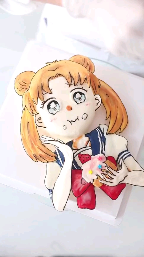 作Q版的美少年战士蛋糕,你还舍得