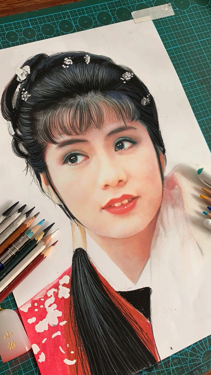 #秀出你的拿手菜#画了两天最美蓉儿,能换您一秒爱 么,可以吗?