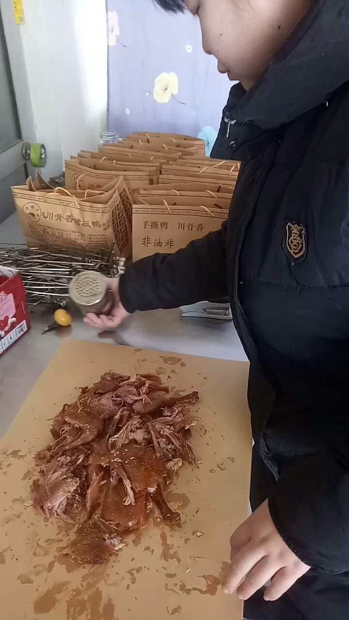 定州川骨香手撕鸭脆皮鸭