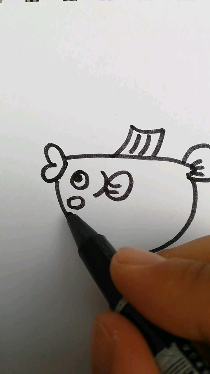 小鱼系列简笔画