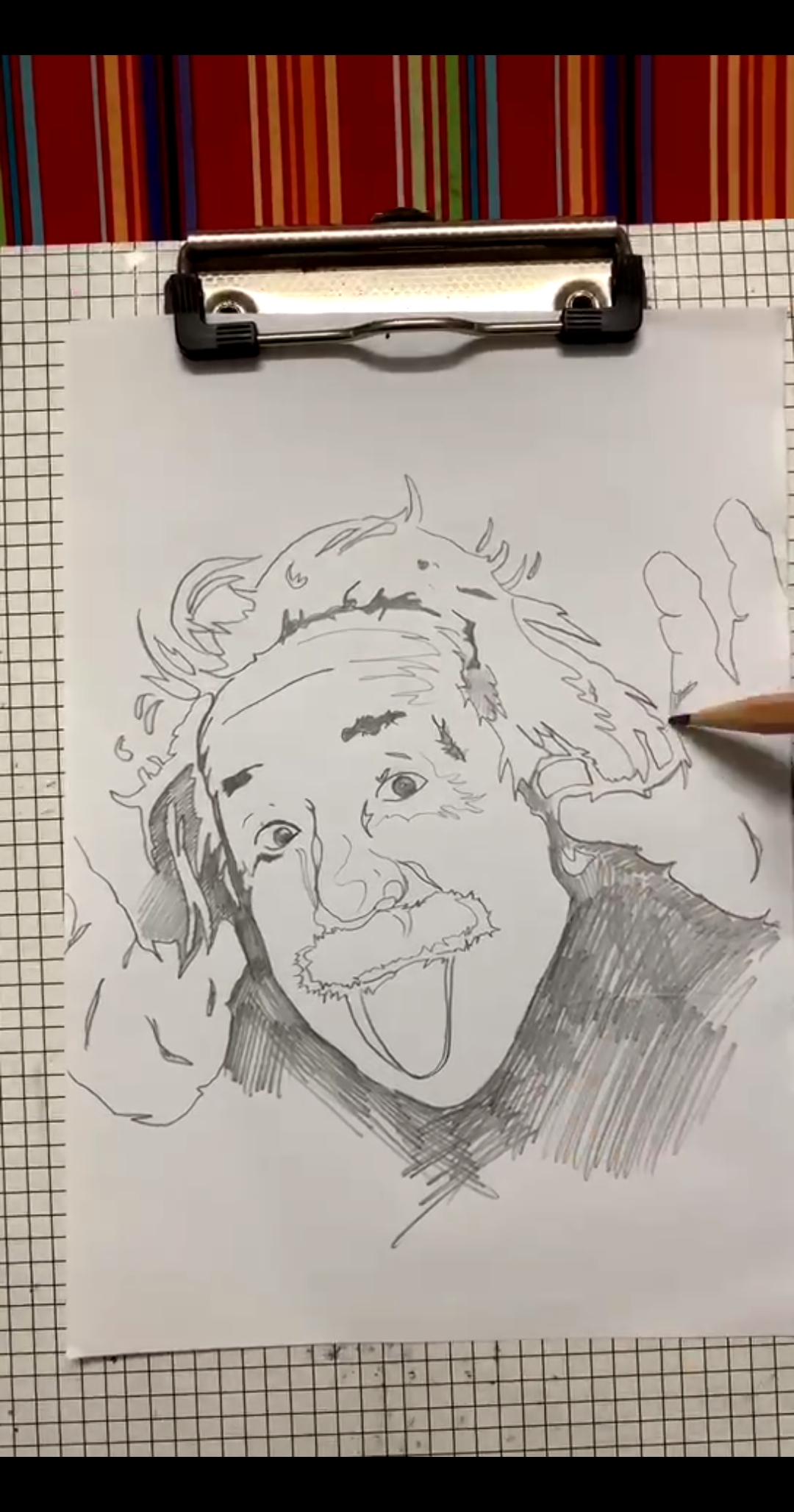 画几位世界著名科学家,我最喜欢后面袁爷爷