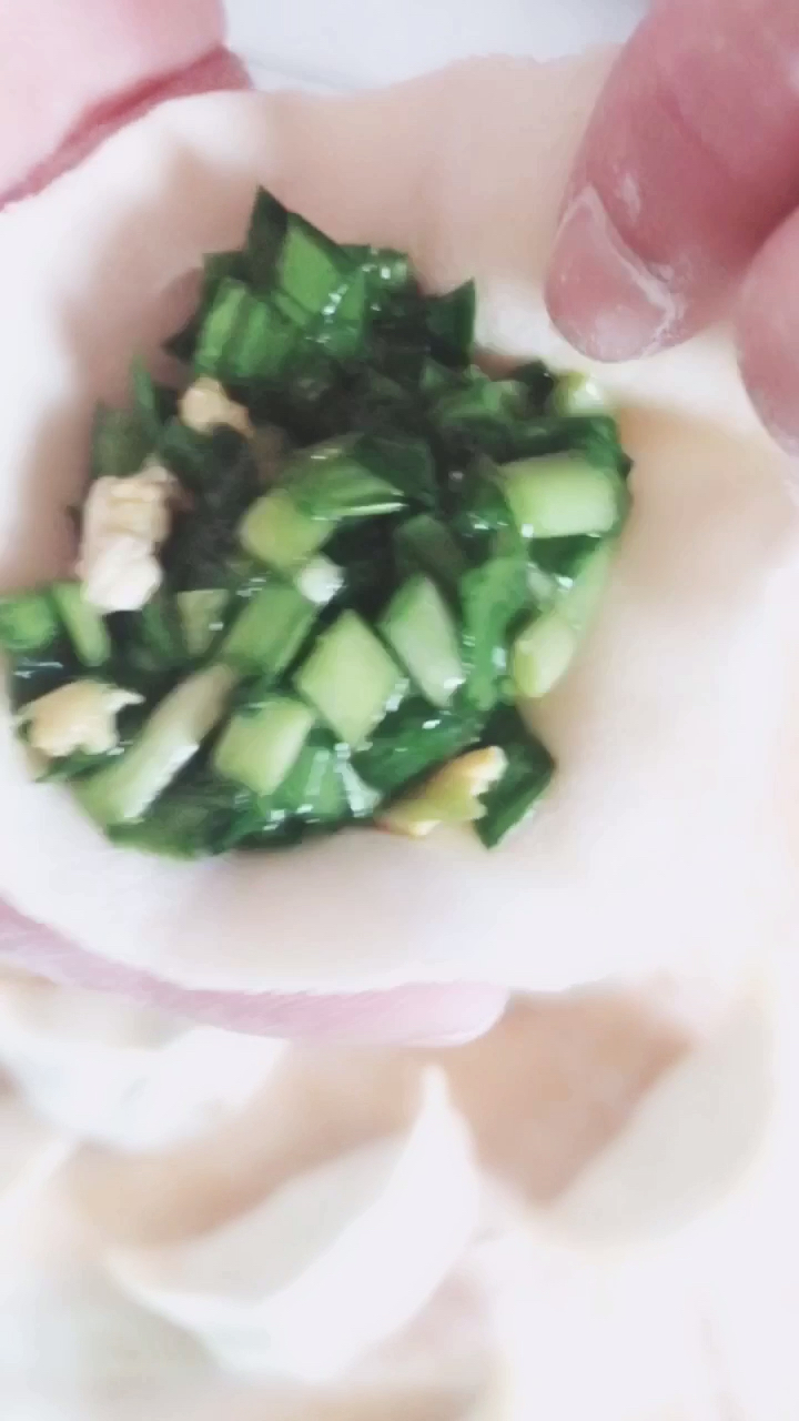 包饺子的过程