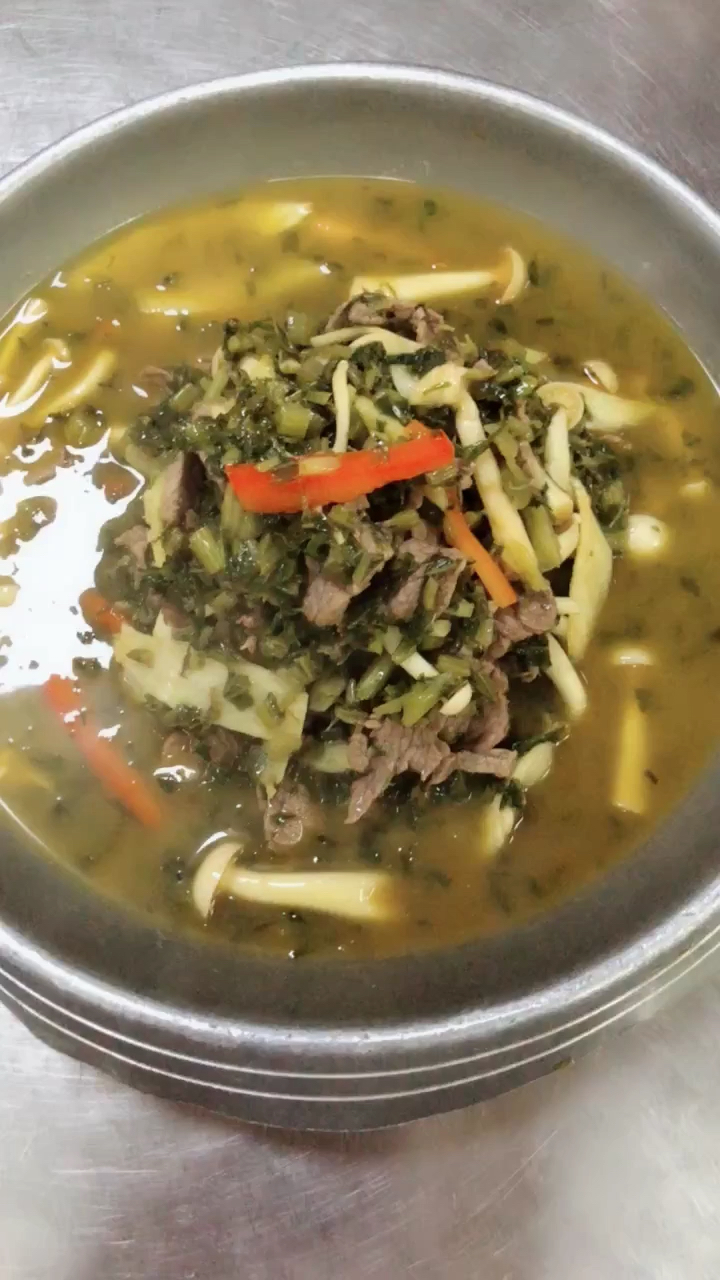 腌菜烧牛肉