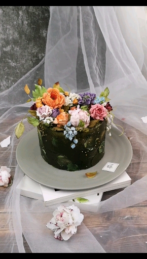 韩式裱花蛋糕