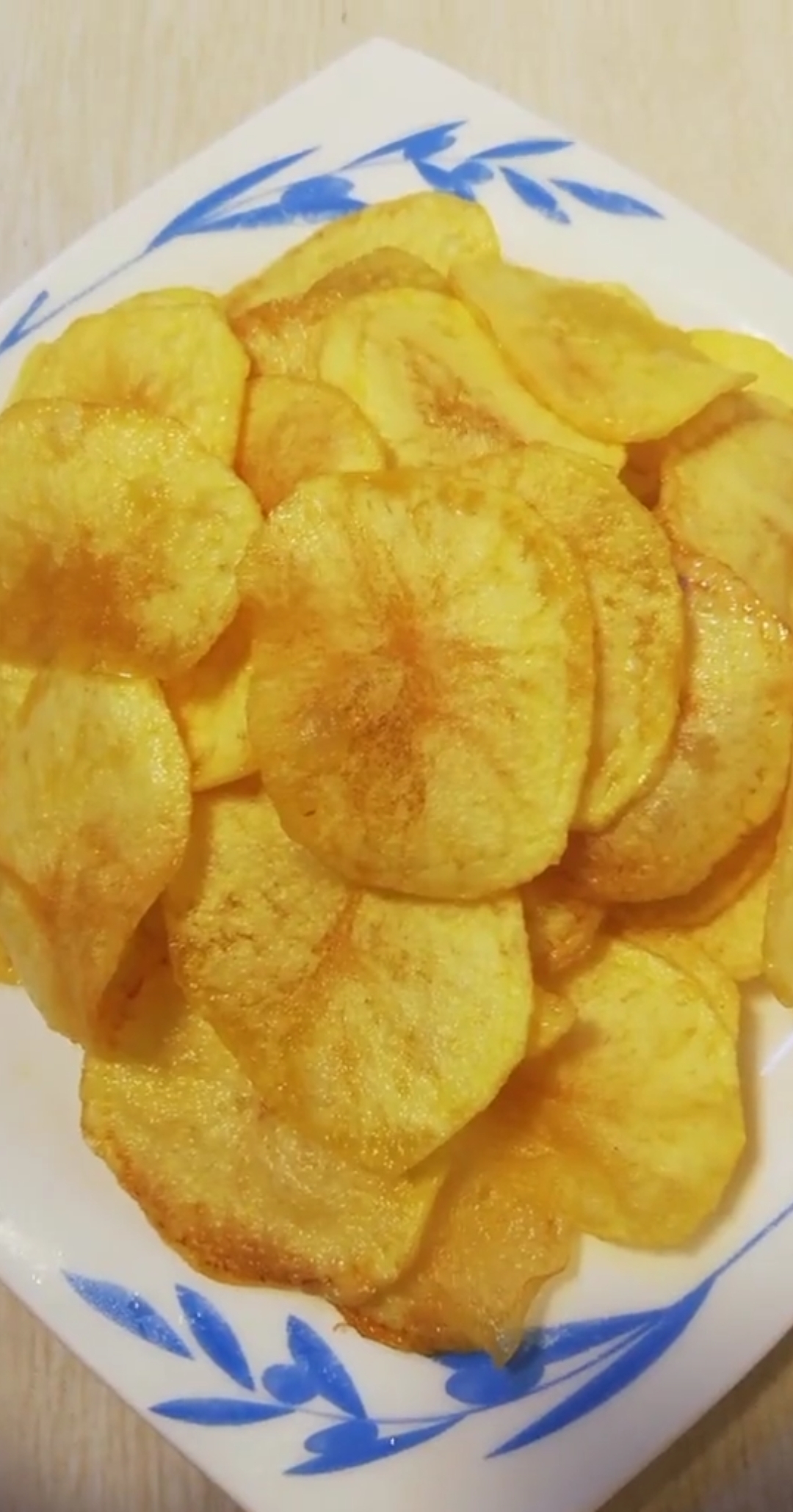 #自制美食#原味薯片做法