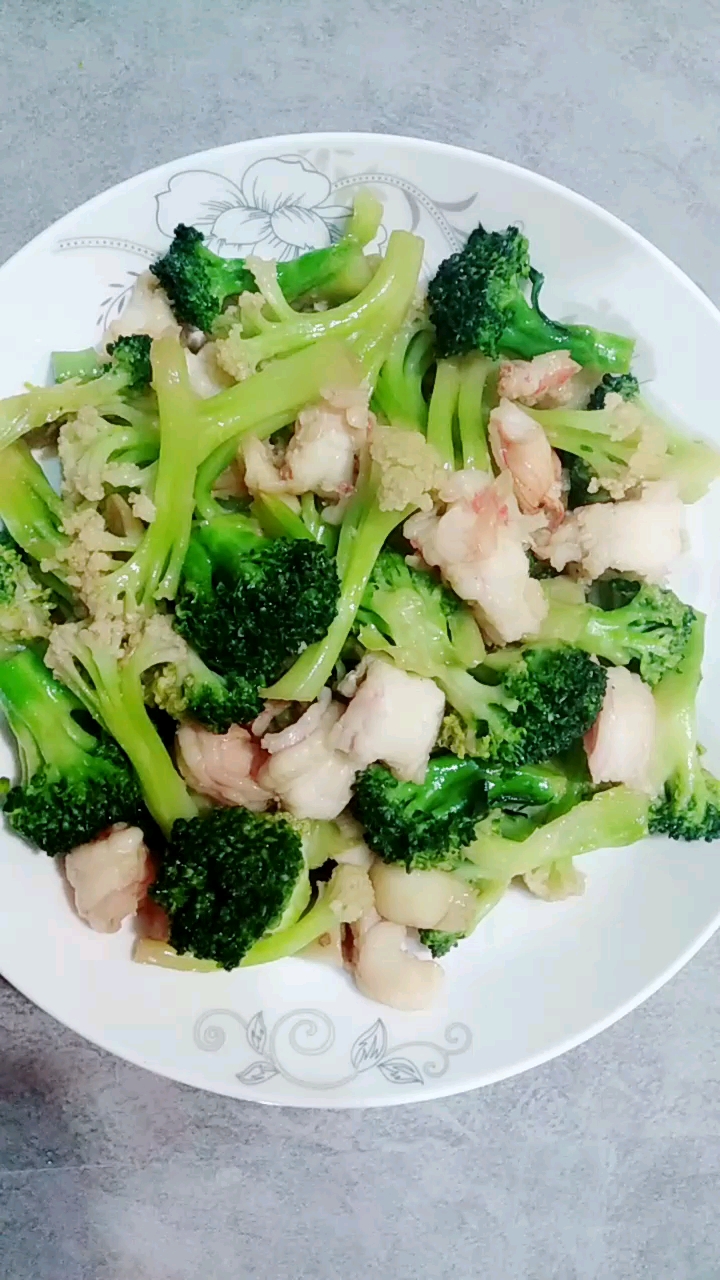 #舌尖上的乡村美食#本土家常小炒--110花菜炒虾仁